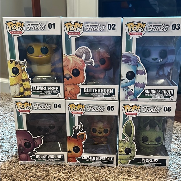 Funko Other - Funko Pop Monsters Collection Set